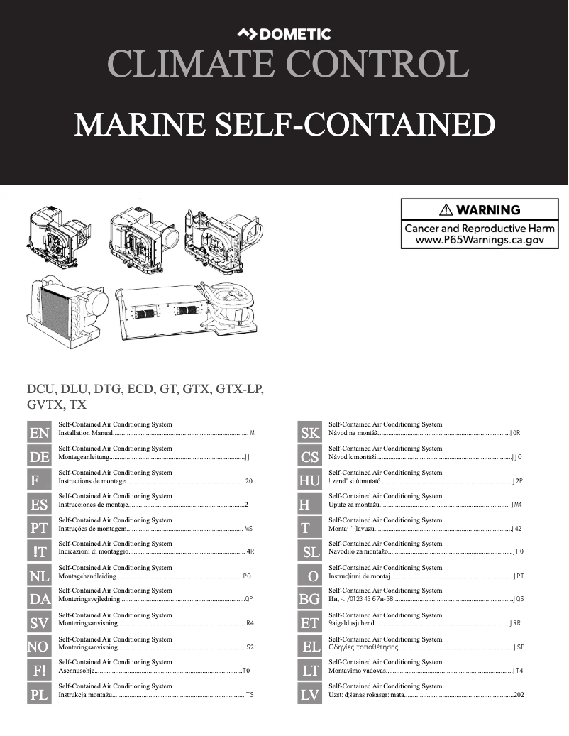 Página 1 del manual Manual de usuario Dometic Cuddy DC II