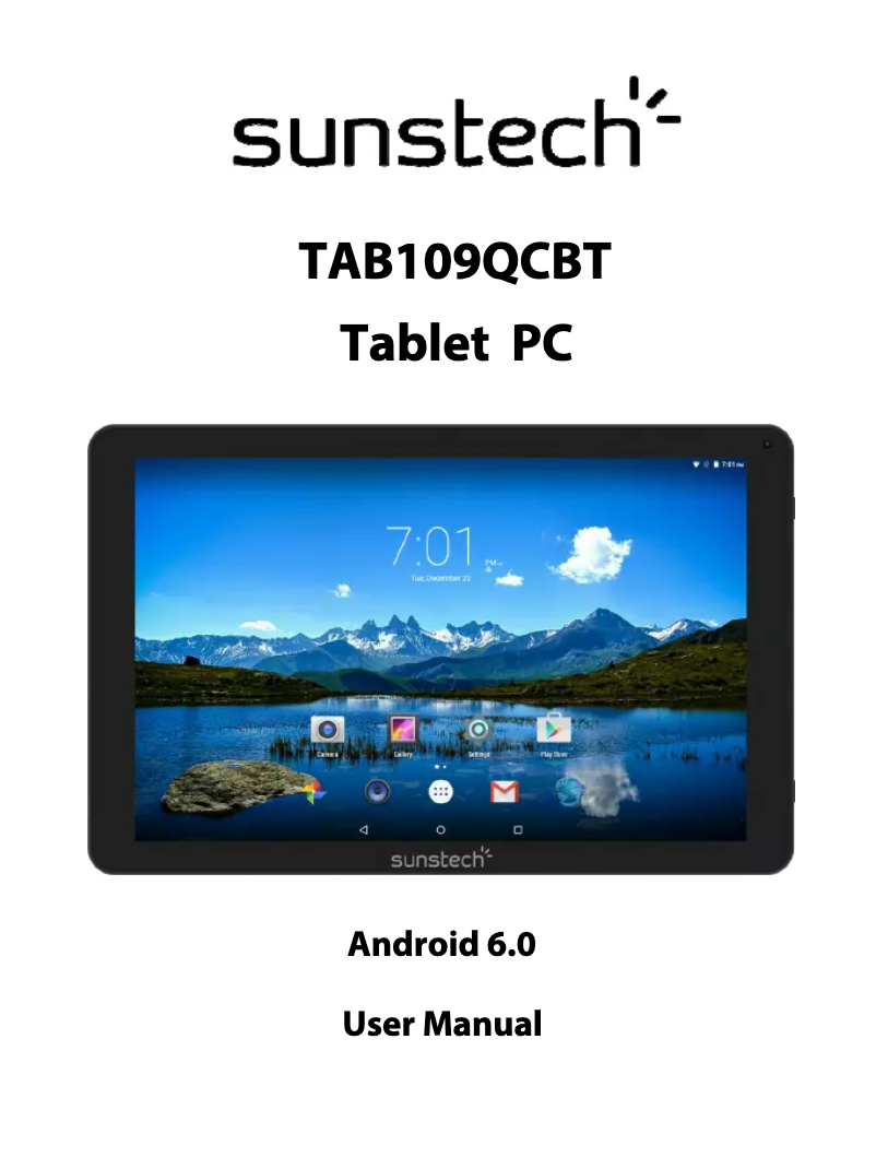 Página nº 1 - Manual de usuario Sunstech TAB109QCBT
