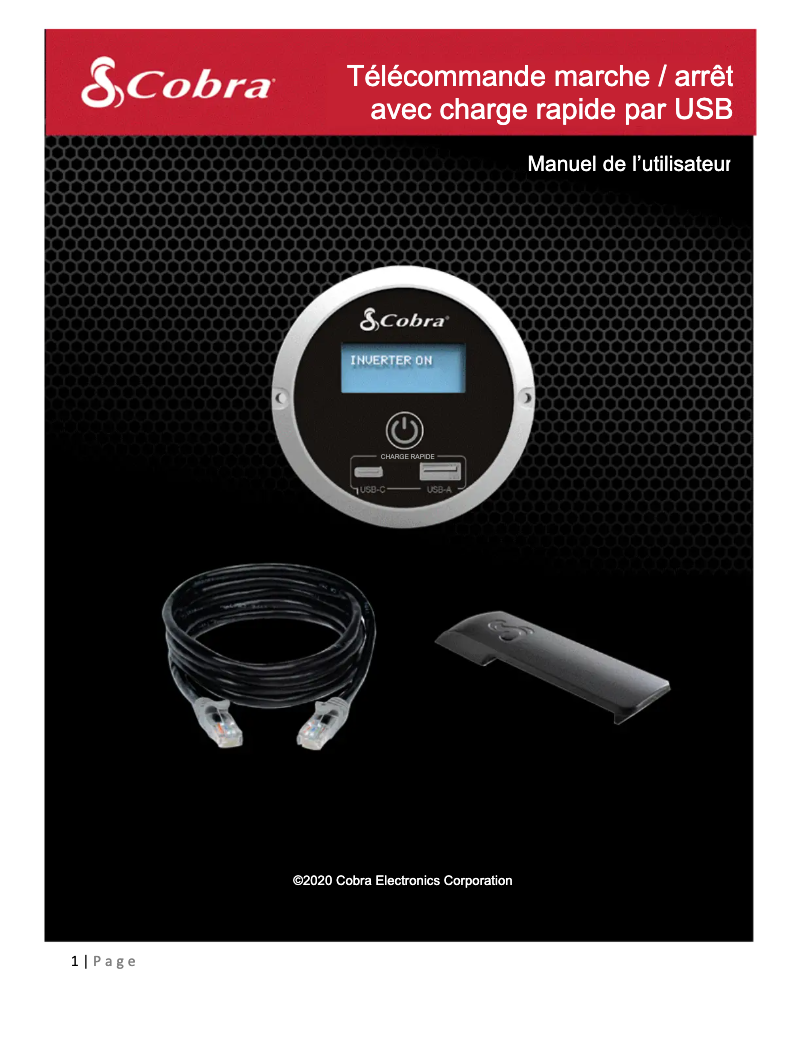 Imagen de la primera página del manual del dispositivo Remote On/Off Controller