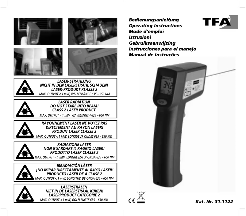 Imagen de la primera página del manual del dispositivo 31.1122