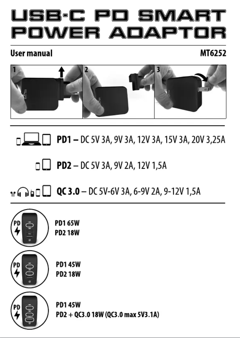 Página 1 del manual Manual de usuario Media-Tech MT6252