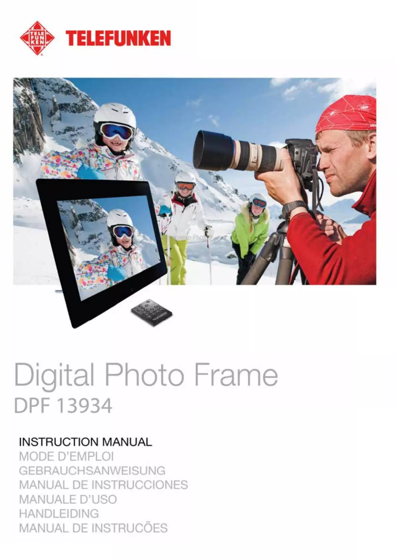 Página nº 1 - Manual de usuario Telefunken DPF 13934