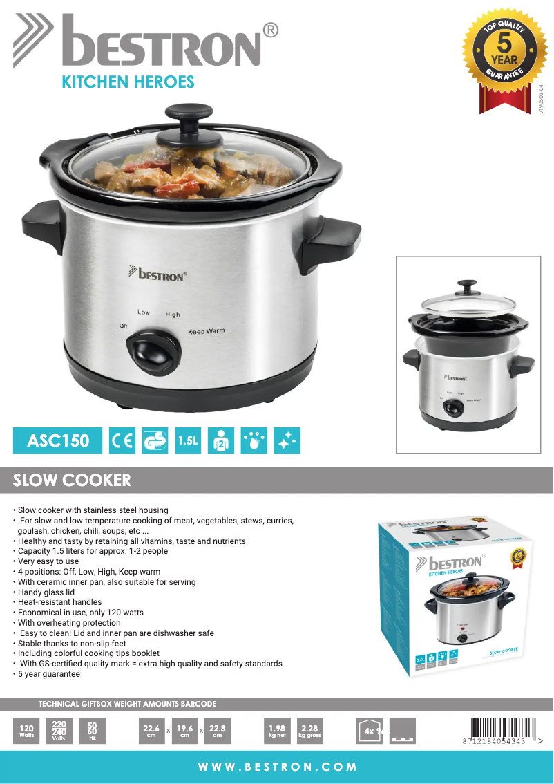 Imagen de la primera página del manual del dispositivo ASC150