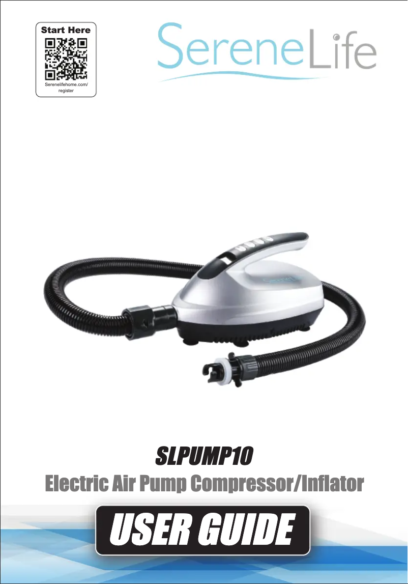 Imagen de la primera página del manual del dispositivo SLPUMP10