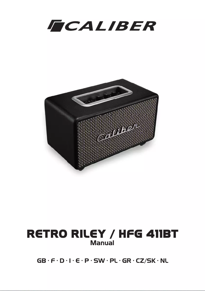 Imagen de la primera página del manual del dispositivo HFG411BT