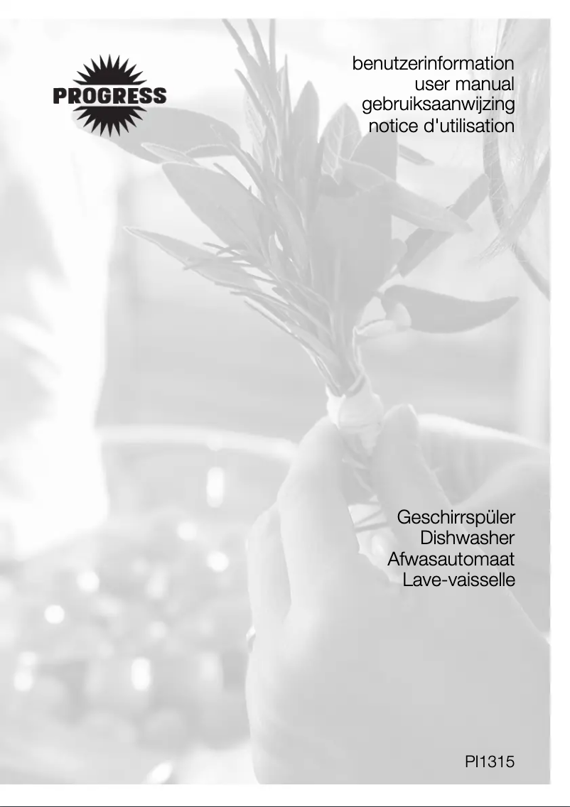 Página 1 del manual Manual de usuario Progress PI1315