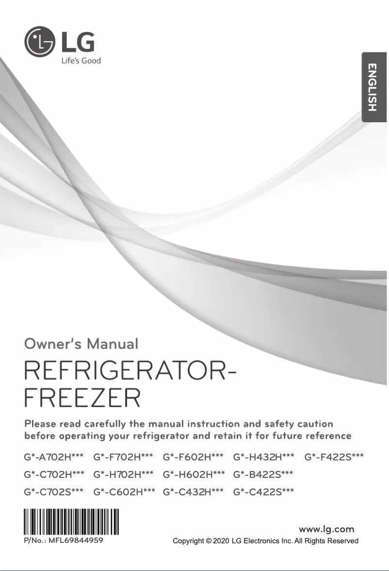 Imagen de la primera página del manual del dispositivo GN-A702HMHU