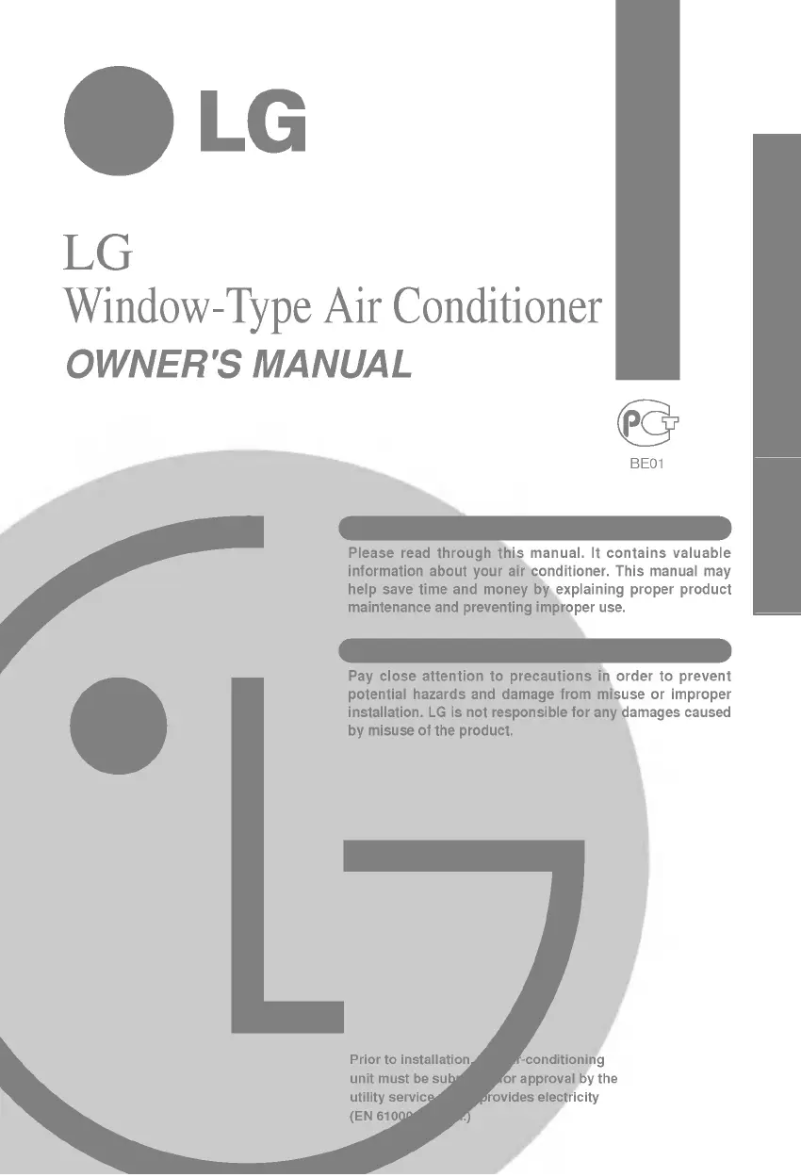 Página 1 del manual Manual de usuario LG LWG0761AHG