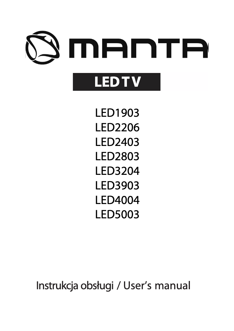 Imagen de la primera página del manual del dispositivo LED3204