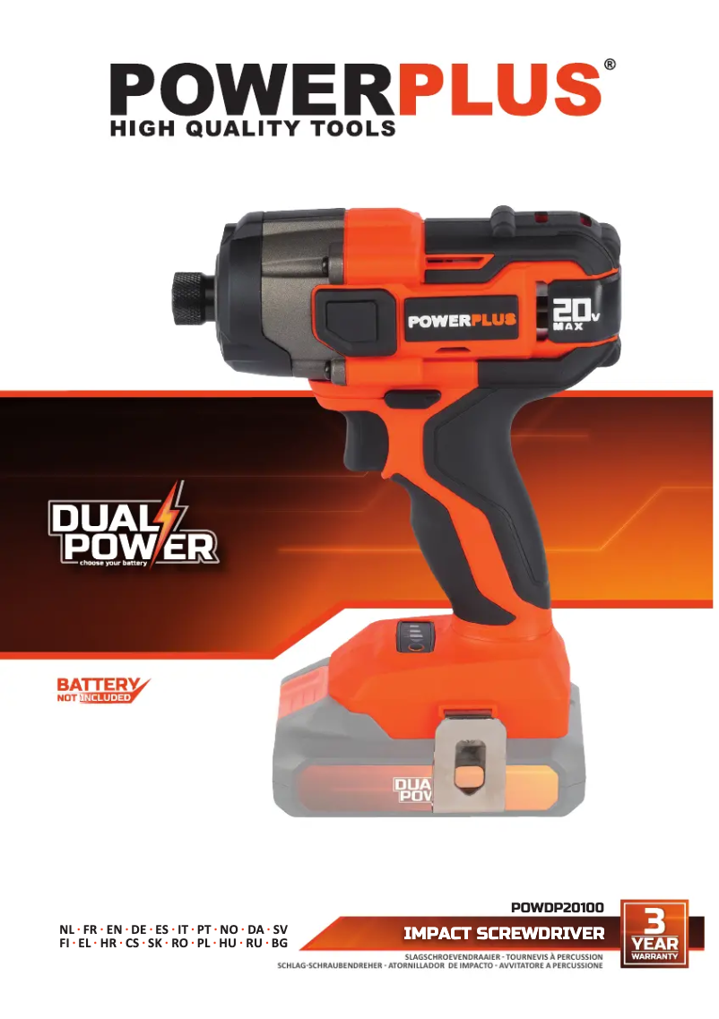 Página nº 1 - Manual de usuario PowerPlus POWDP20100