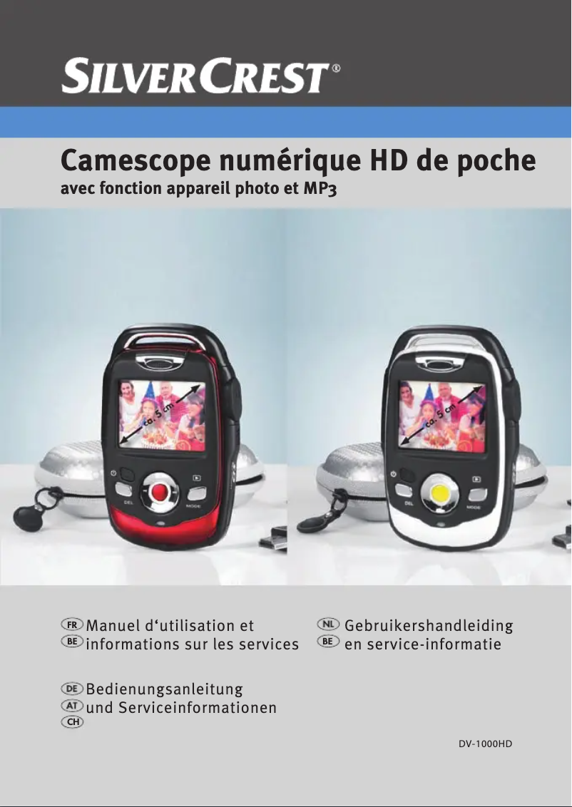 Página 1 del manual Manual de usuario SilverCrest DV-1000HD