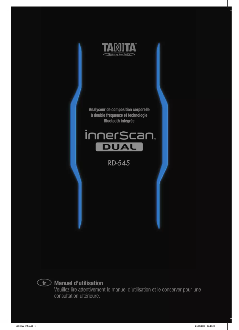 Imagen de la primera página del manual del dispositivo RD-545