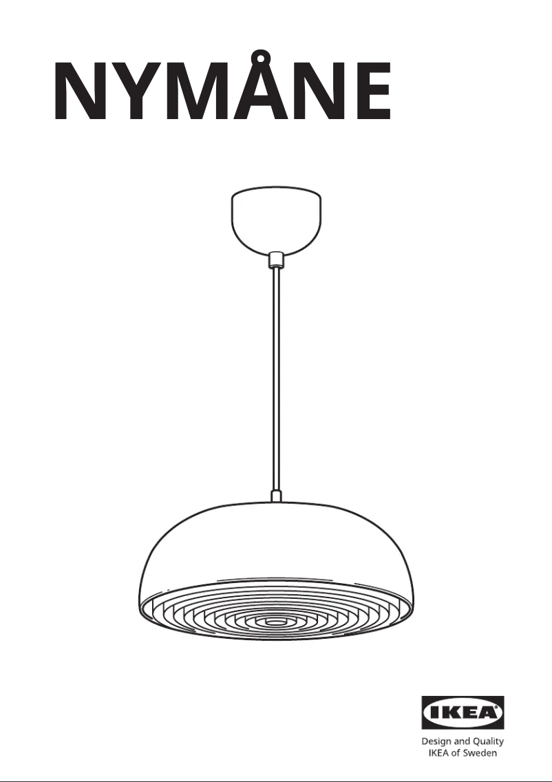 Imagen de la primera página del manual del dispositivo NYMÅNE 004.071.51
