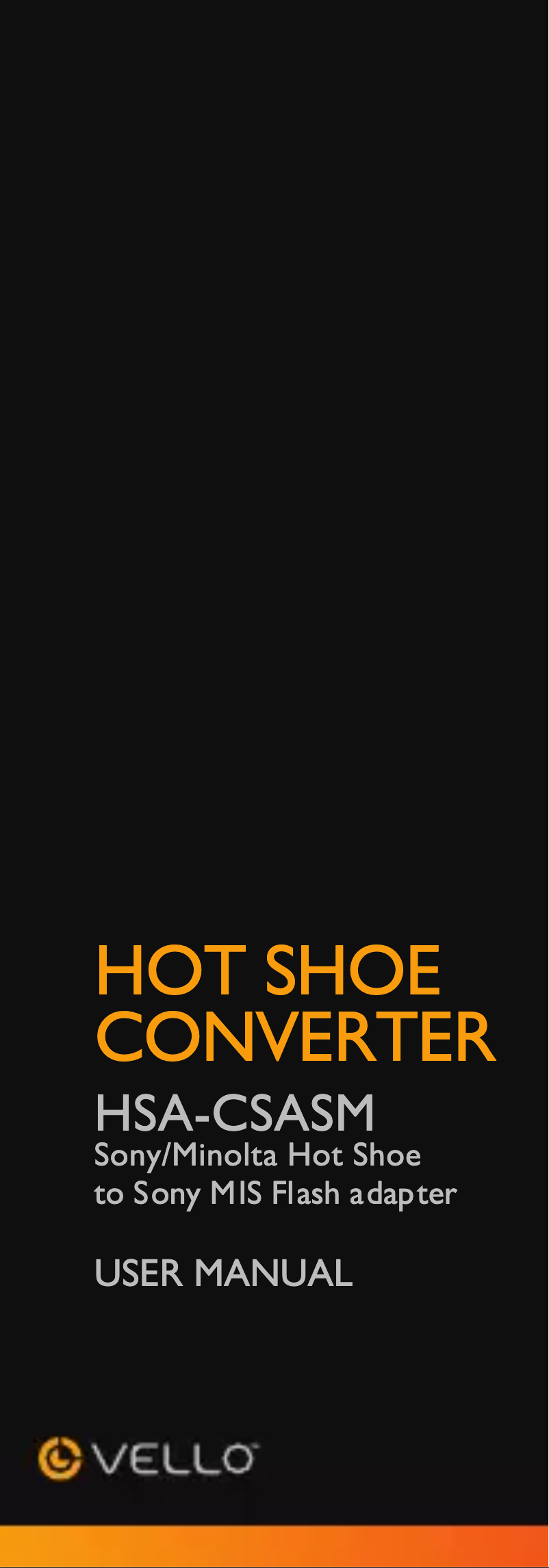 Imagen de la primera página del manual del dispositivo HSA-CSASM