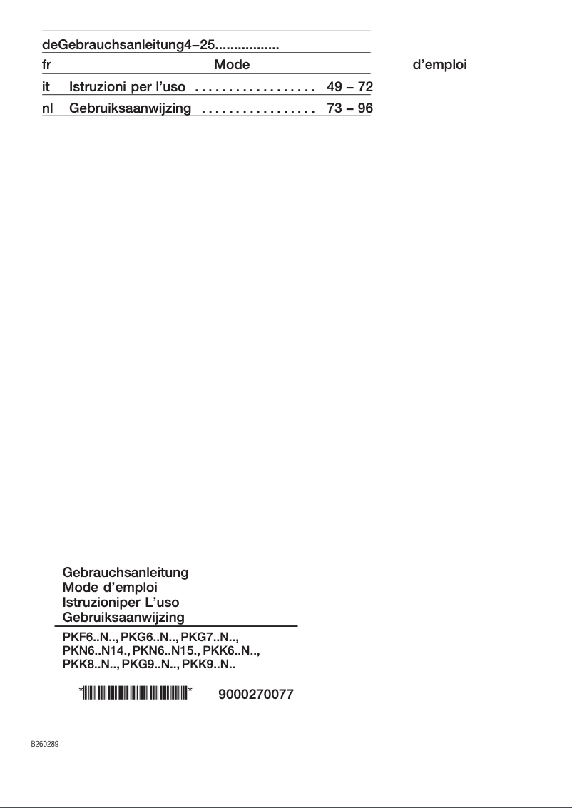 Imagen de la primera página del manual del dispositivo PKG975N14E