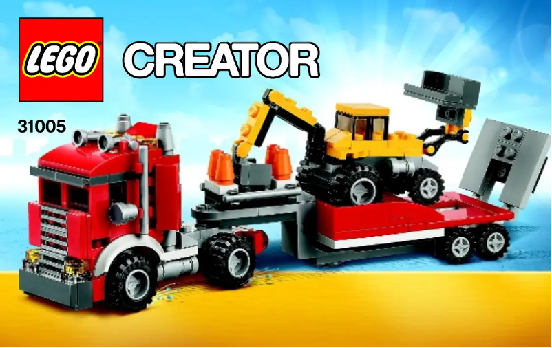 Página 1 del manual Manual de usuario Lego Construction Hauler