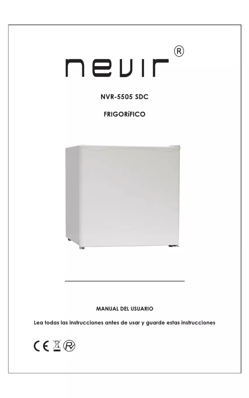 Imagen de la primera página del manual del dispositivo NVR-5505SDC