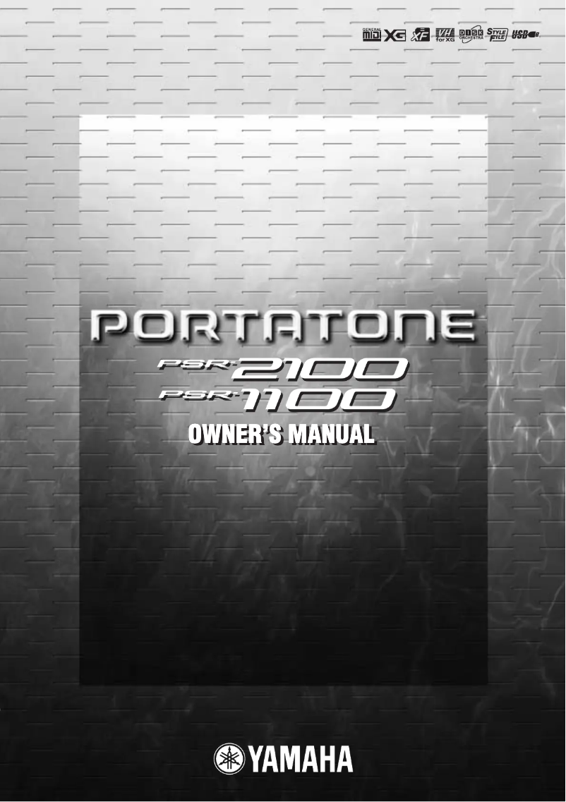 Página 1 del manual Manual de usuario Yamaha Portatone PSR-2100