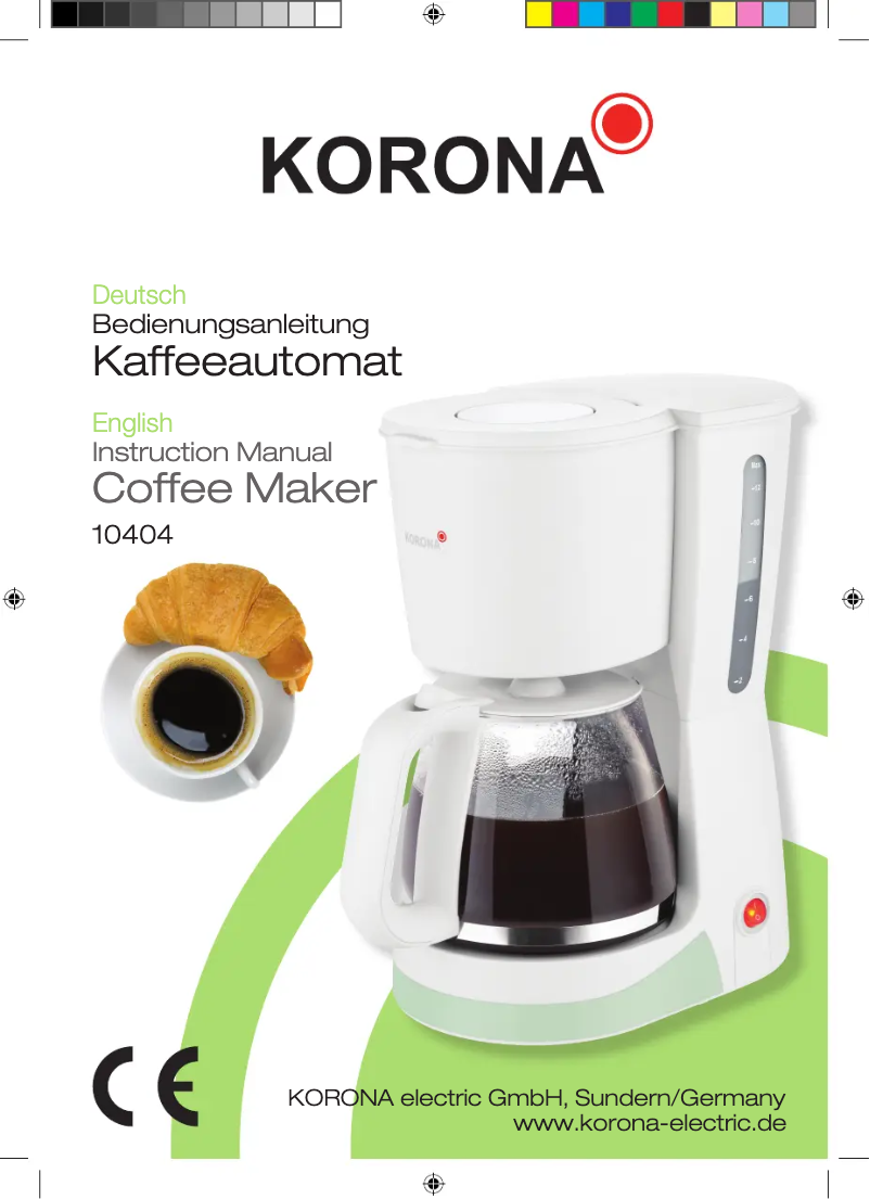 Página 1 del manual Manual de usuario Korona 10404