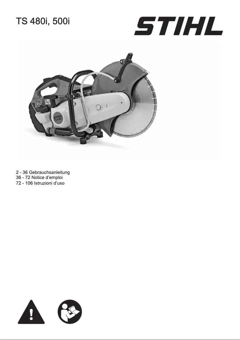 Imagen de la primera página del manual del dispositivo TS 480i