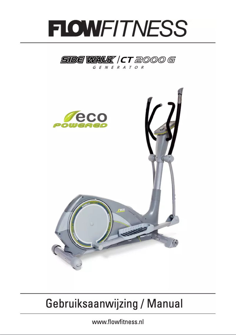 Página 1 del manual Manual de usuario Flow Fitness CT2000G
