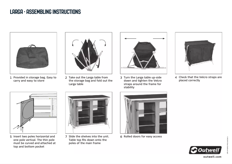 Imagen de la primera página del manual del dispositivo Larga
