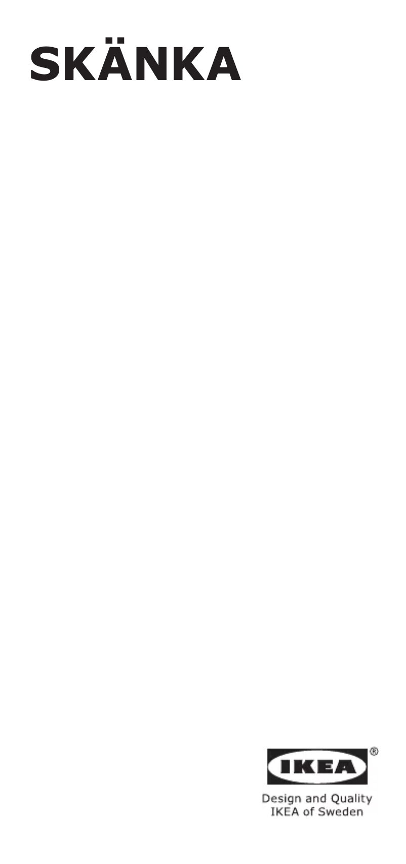 Imagen de la primera página del manual del dispositivo SKANKA