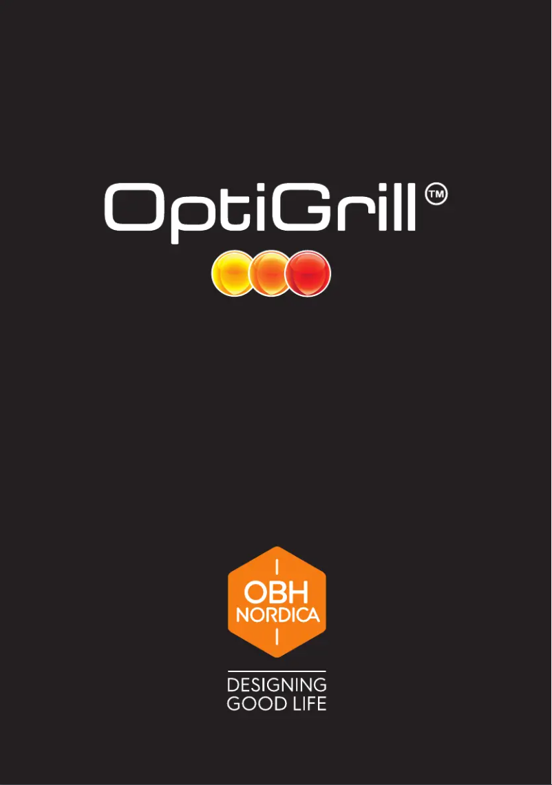 Página nº 1 - Manual de usuario OBH Nordica OptiGrill+ GO712DS0
