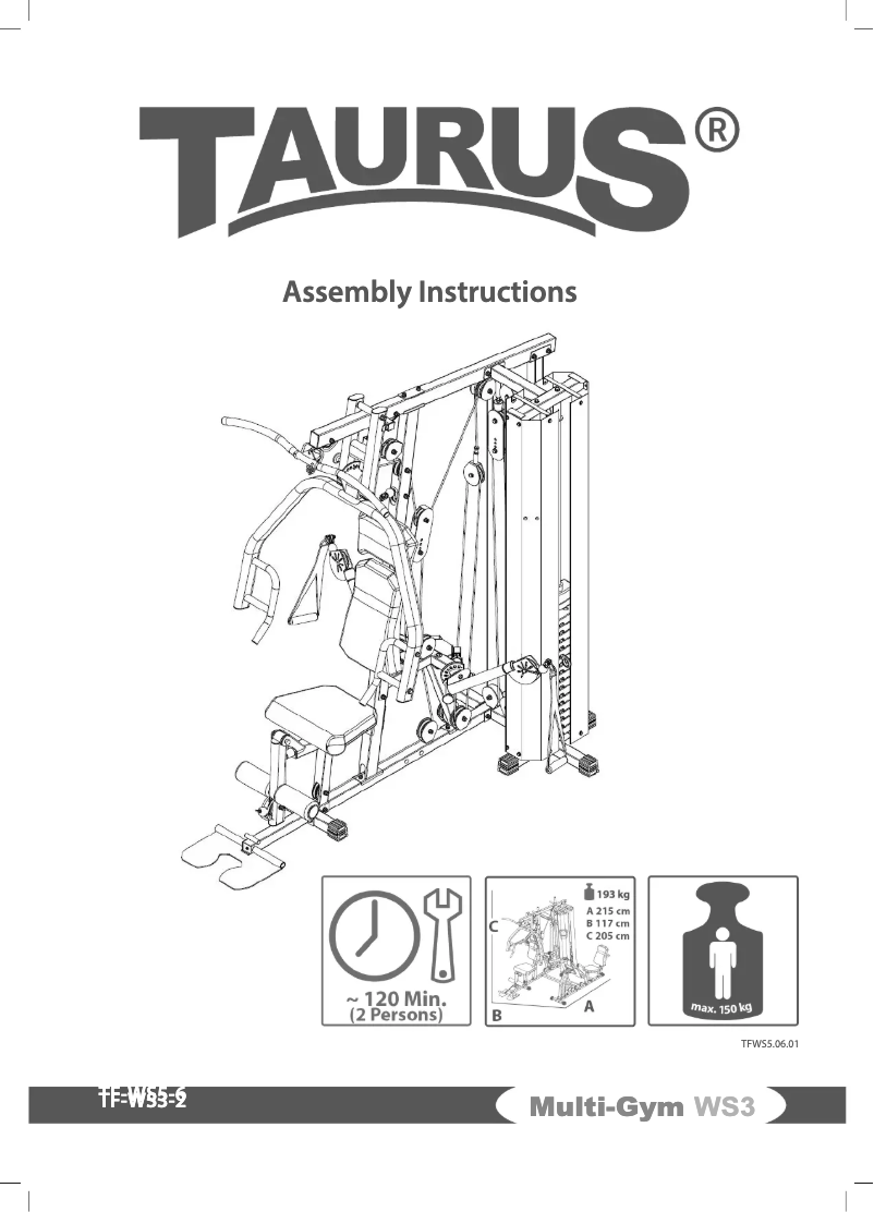 Página nº 1 - Manual de usuario Taurus WS3