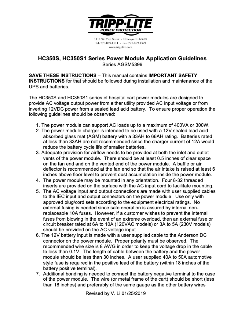 Imagen de la primera página del manual del dispositivo HC350SNR