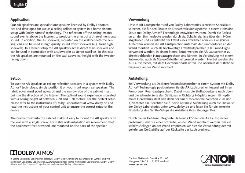 Imagen de la primera página del manual del dispositivo C 300 AR