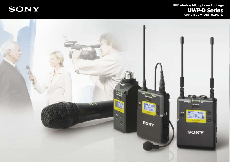 Página 1 del manual Ficha técnica Sony UWP-D12