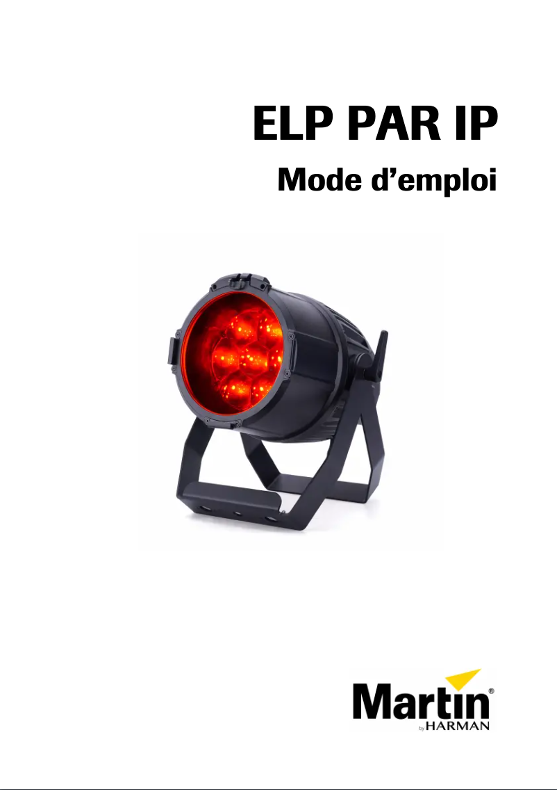 Imagen de la primera página del manual del dispositivo ELP PAR IP