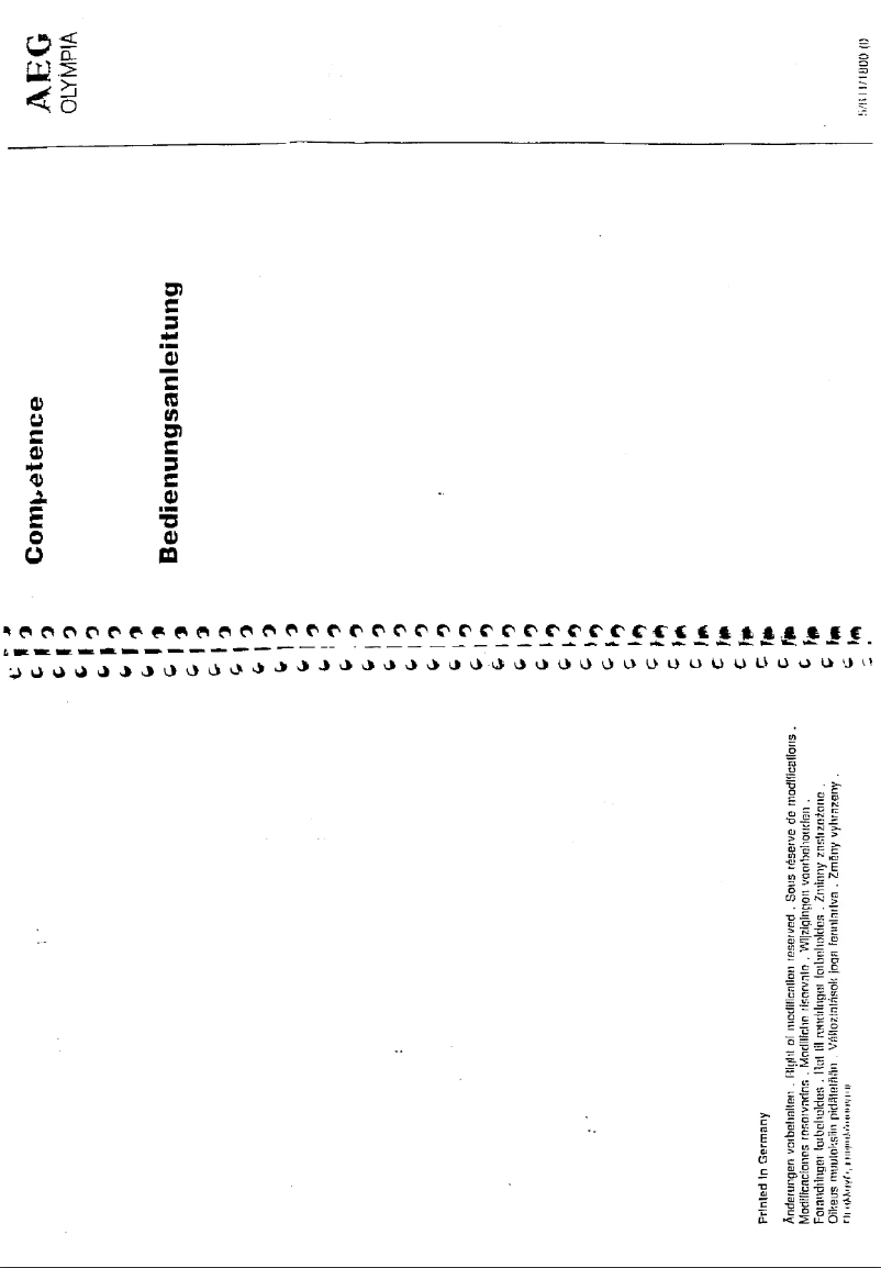 Página 1 del manual Manual de usuario Olympia Competence