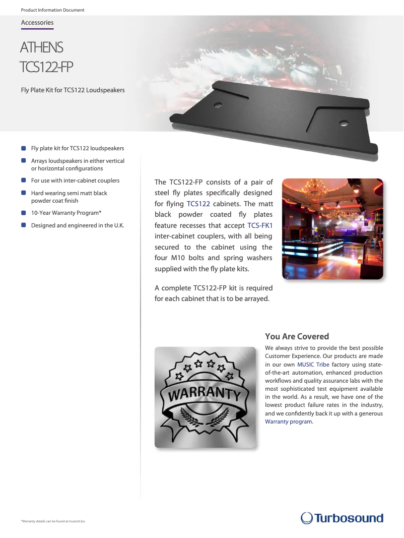 Imagen de la primera página del manual del dispositivo TCS122-FP