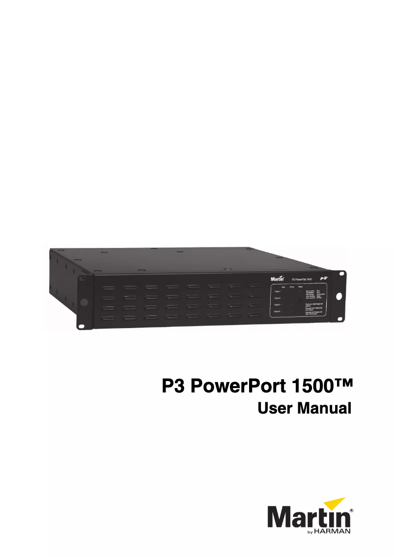 Imagen de la primera página del manual del dispositivo P3 PowerPort 1500