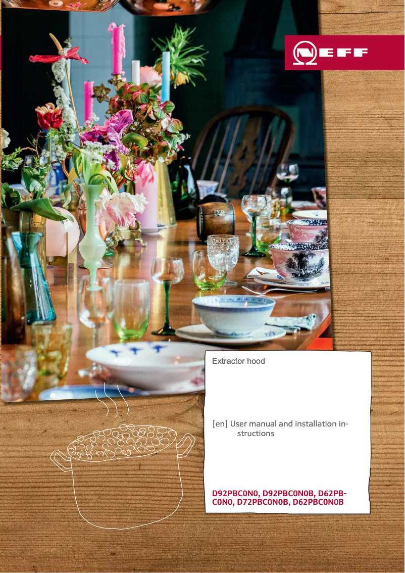 Página 1 del manual Manual de usuario Neff D62PBC0N0B