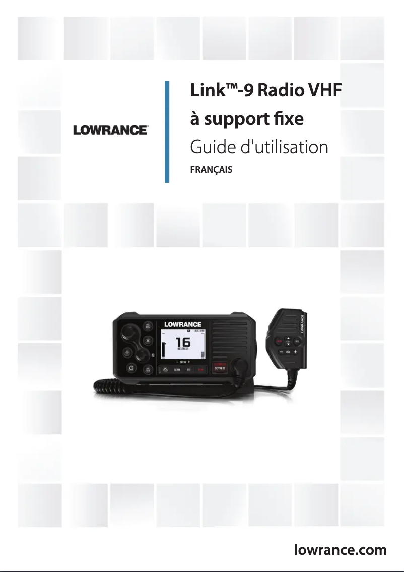 Página 1 del manual Manual de usuario Lowrance Link-9 VHF