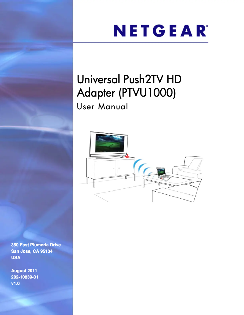 Página 1 del manual Manual de instrucciones Netgear PTVU1000