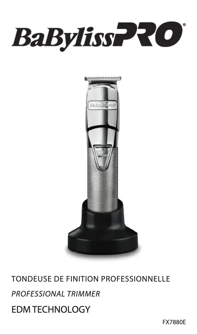 Imagen de la primera página del manual del dispositivo Pro FX7880E