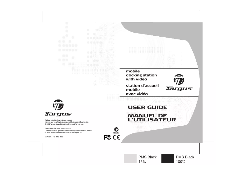 Imagen de la primera página del manual del dispositivo ACP50CA