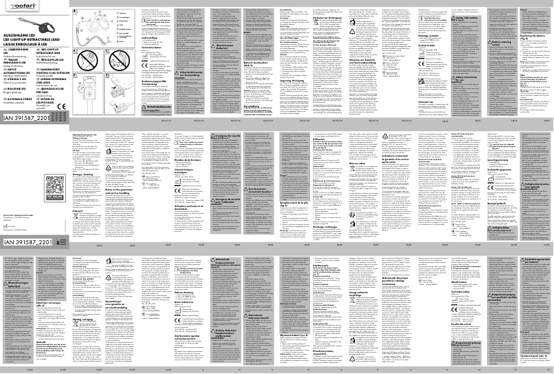Imagen de la primera página del manual del dispositivo IAN 391587