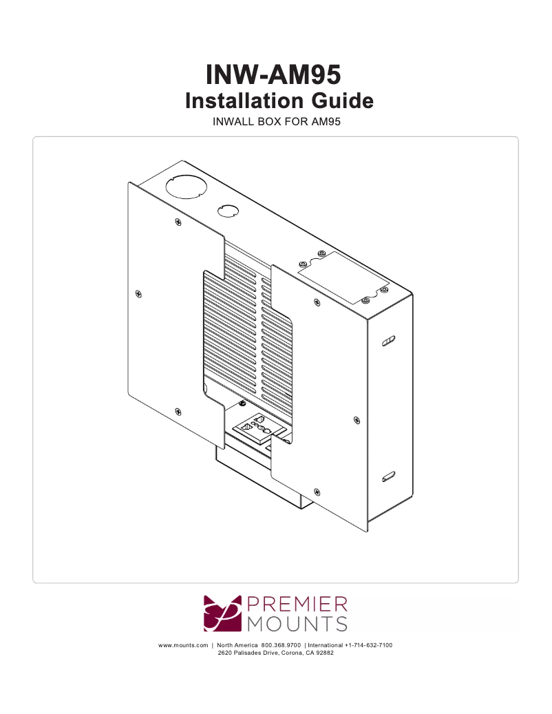 Imagen de la primera página del manual del dispositivo INW-AM95