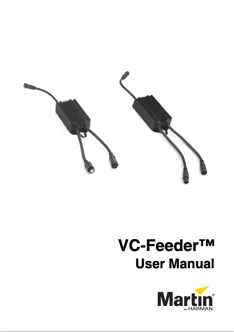 Imagen de la primera página del manual del dispositivo VC-Feeder