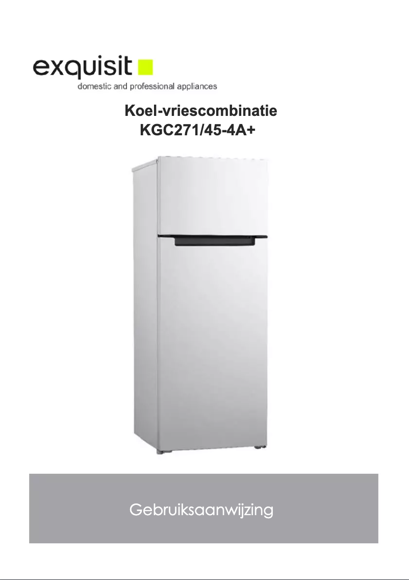 Imagen de la primera página del manual del dispositivo KGC271-45-4A+