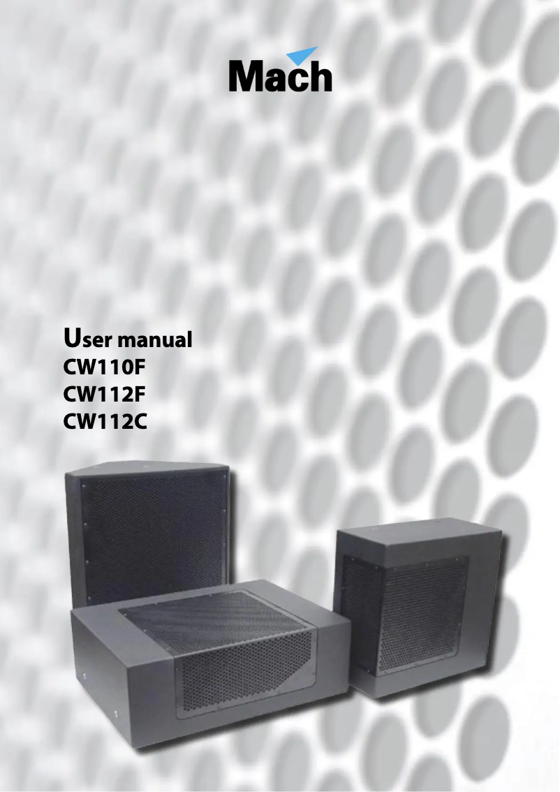 Imagen de la primera página del manual del dispositivo CW112 C