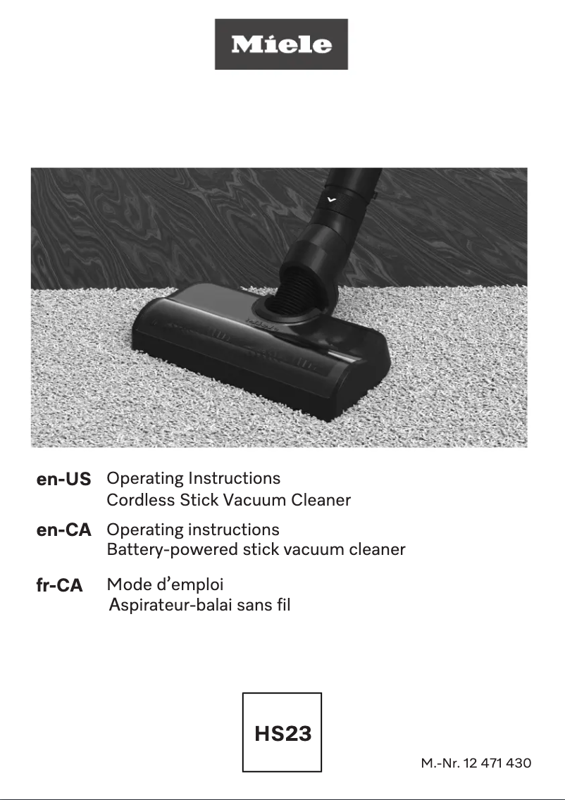 Página 1 del manual Guía de instalación Miele Duoflex HX1