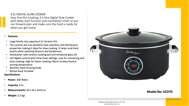 Imagen de la primera página del manual del dispositivo SCD70