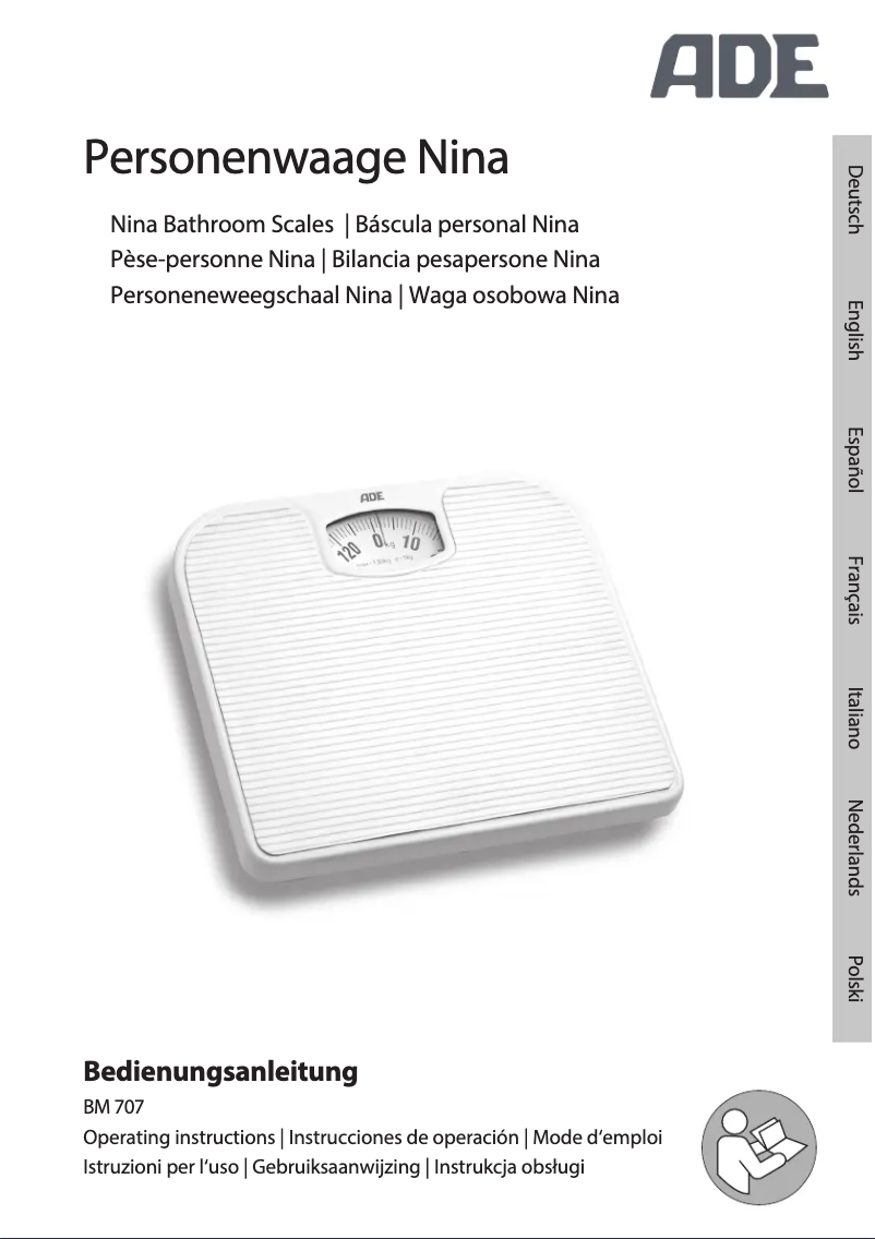 Imagen de la primera página del manual del dispositivo BM 707