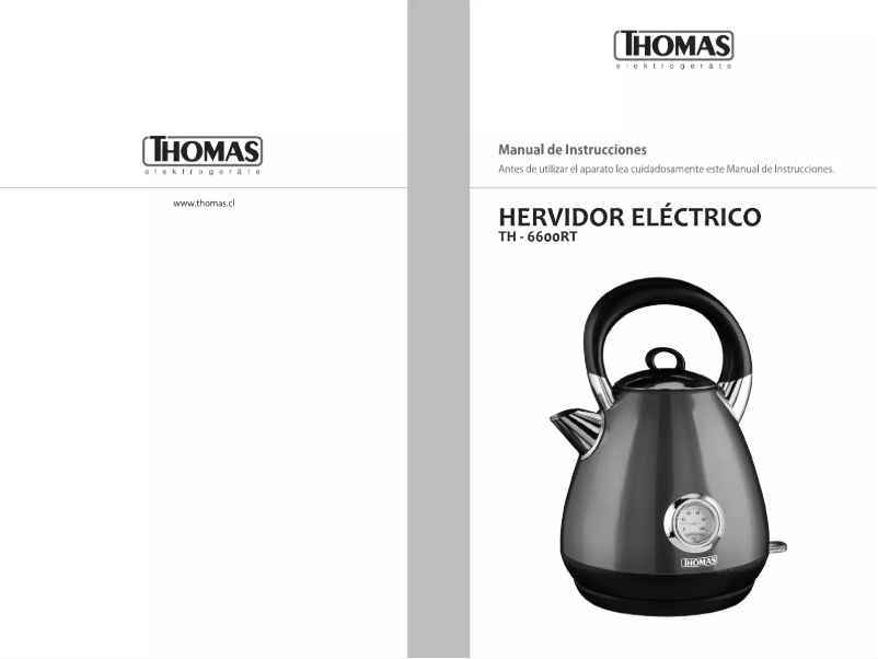 Página 1 del manual Manual de usuario Thomas TH-6600RT